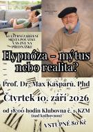 Přednáška "Hypnóza - mýtus nebo realita?" 1